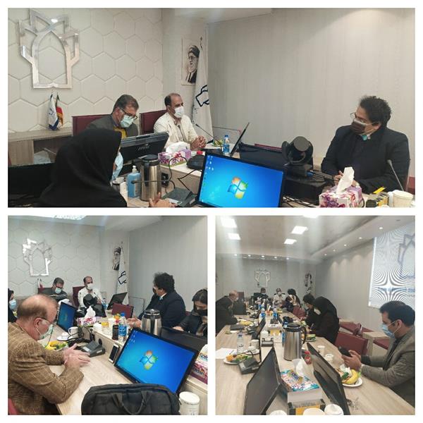جلسه بررسی نحوه همکاری دانشگاه علوم پزشکی کرمانشاه و گروه تولیدی روژه تکنولوژي